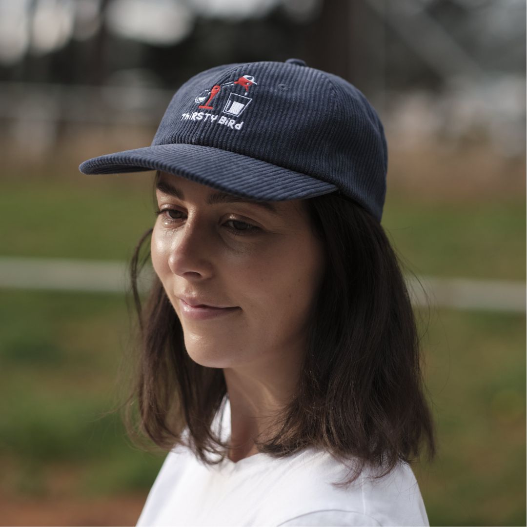 Sustainable Eco-Friendly Navy Corduroy Hat